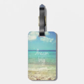 Étiquette À Bagage Rêver grand (Dos Vertical)