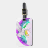 Étiquette À Bagage Rêves de licorne (Devant Vertical)