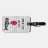 Étiquette À Bagage Rêvez comme si vous vivrez pour toujours (Devant horizontal)