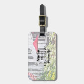 Étiquette À Bagage Rhinebeck NY - Sièges extérieurs (Devant Vertical)