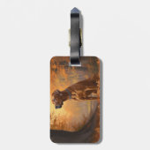 Étiquette À Bagage Rhodesian Ridgeback à l'automne Feuilles automne I (Dos Vertical)