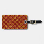 Étiquette À Bagage Riche Damas de vacances (Devant horizontal)