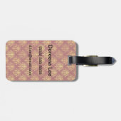 Étiquette À Bagage Riche Damas de vacances (Dos horizontal)