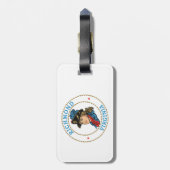 Étiquette À Bagage Richmond Virginia Colonial (Dos Vertical)