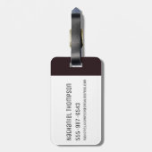 Étiquette À Bagage RICK ET MORTY™| Anatomy Park Rib Cage (Dos Vertical)