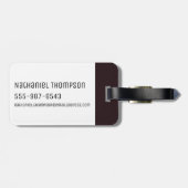 Étiquette À Bagage RICK ET MORTY™| Anatomy Park Rib Cage (Dos horizontal)