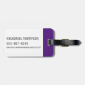 Étiquette À Bagage RICK ET MORTY™| Dub-Dub Lubba (Dos horizontal)