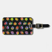Étiquette À Bagage RICK ET MORTY™| Motif psychédélique (Devant horizontal)