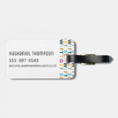 Étiquette À Bagage RICK ET MORTY™| Obtenir Schwifty (Dos horizontal)