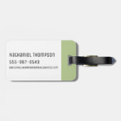 Étiquette À Bagage RICK ET MORTY™| Retourner Le Jeu (Dos horizontal)