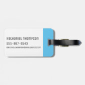 Étiquette À Bagage RICK ET MORTY™| Visiter le portail (Dos horizontal)