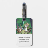 Étiquette À Bagage Rick Rick| Ranger Rick et Ricky (Dos Vertical)