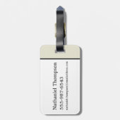 Étiquette À Bagage Riddikulus - Rire des chiens (Dos Vertical)