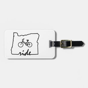 Étiquette À Bagage Ride Oregon (Cyclisme)