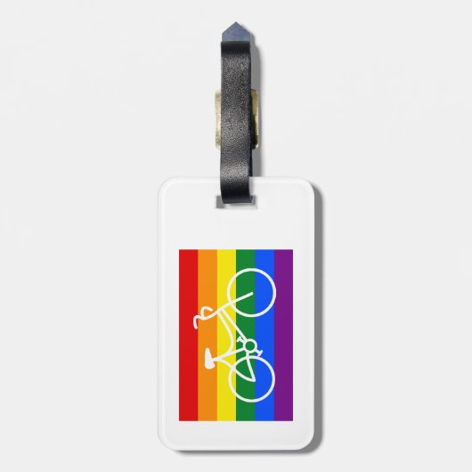 Étiquette À Bagage Ride Pride Cyclisme (Dos Vertical)