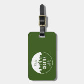 Étiquette À Bagage Ride Seattle (Devant Vertical)