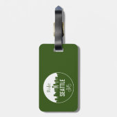 Étiquette À Bagage Ride Seattle (Dos Vertical)