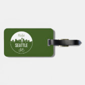 Étiquette À Bagage Ride Seattle (Dos horizontal)
