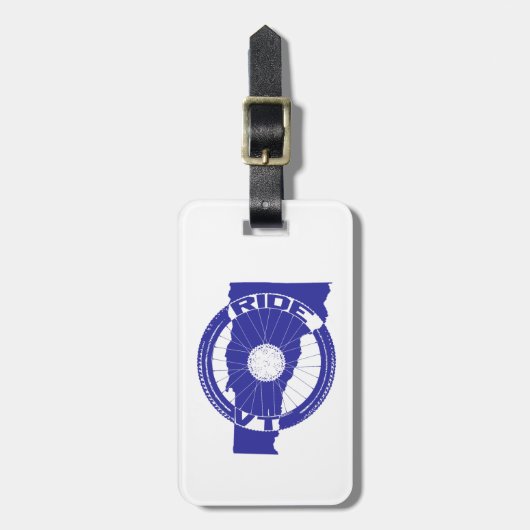 Étiquette À Bagage Ride Vermont (Devant Vertical)