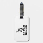 Étiquette À Bagage Rim Brake Appréciation Society (Dos Vertical)