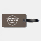 Étiquette À Bagage Rio Chama River Nouveau Mexique Kayak (Dos horizontal)