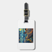 Étiquette À Bagage Rio De Janeiro Brésil étoile (Devant Vertical)