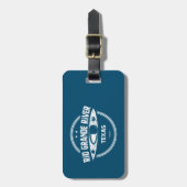 Étiquette À Bagage Rio Grande River, Texas (Devant Vertical)