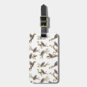 Étiquette À Bagage Rire Kookaburra Eucalyptus d'oiseaux australiens (Devant Vertical)