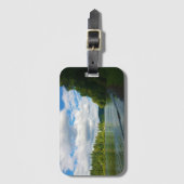 Étiquette À Bagage Rive de la rivière Willamette, OU (Devant Vertical)