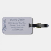 Étiquette À Bagage Rivendell (Dos horizontal)