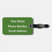 Étiquette À Bagage Riverside CA Vintage Map  (Dos horizontal)