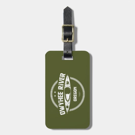 Étiquette À Bagage Rivière Owyhee, Oregon (Devant Vertical)