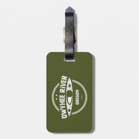 Étiquette À Bagage Rivière Owyhee, Oregon (Dos Vertical)