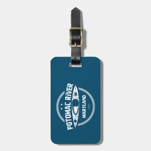 Étiquette À Bagage Rivière Potomac, Maryland (Devant Vertical)