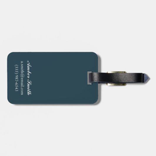 Étiquette À Bagage Rivière RaftingUtah (Dos horizontal)