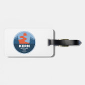 Étiquette À Bagage Rivière Wild Kern Et Pittoresque (Dos horizontal)