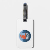 Étiquette À Bagage Rivières Pittoresques nationales d'Ozark (Dos Vertical)