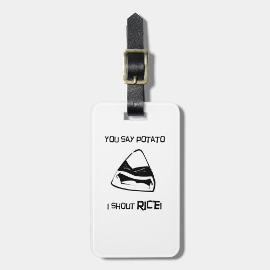 Étiquette À Bagage Riz Musubi (Devant Vertical)