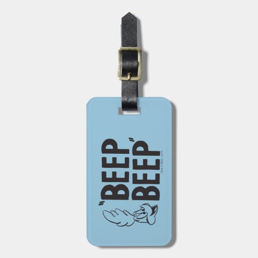 ÉTIQUETTE À BAGAGE ROAD RUNNER™ BEEP!™ (Devant Vertical)