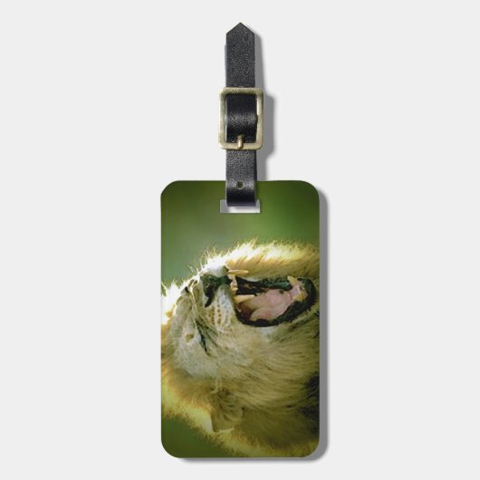 Étiquette À Bagage Roaring Lion (Devant Vertical)