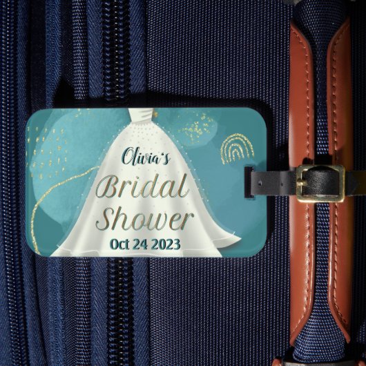 Étiquette À Bagage Robe de mariée pour enterrement de vie de jeune fi (Insitu Rectoal 4)