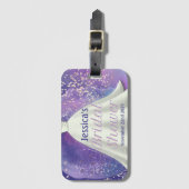 Étiquette À Bagage Robe de mariée pour enterrement de vie de jeune fi (Devant Vertical)