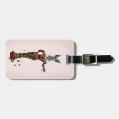 Étiquette À Bagage Robe papillon Rabbit 2 (Devant horizontal)