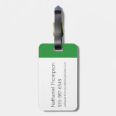 Étiquette À Bagage Robot Chicken Character Logo (Dos Vertical)