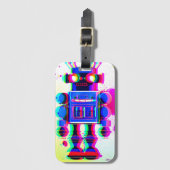 Étiquette À Bagage Robot Suspect numéro 4 (Devant Vertical)