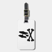 Étiquette À Bagage Roche officielle Merch de terriers de Boston (Devant Vertical)