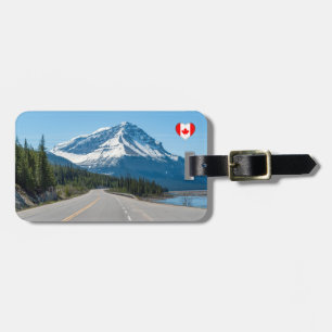 Étiquette À Bagage Rocheuses canadiennes - Route 93 de la promenade d