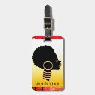 Étiquette À Bagage Rock Black Girls