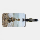 Étiquette À Bagage Rock Cairn (Pilier) - Île Mackinac, Michigan (Dos horizontal)