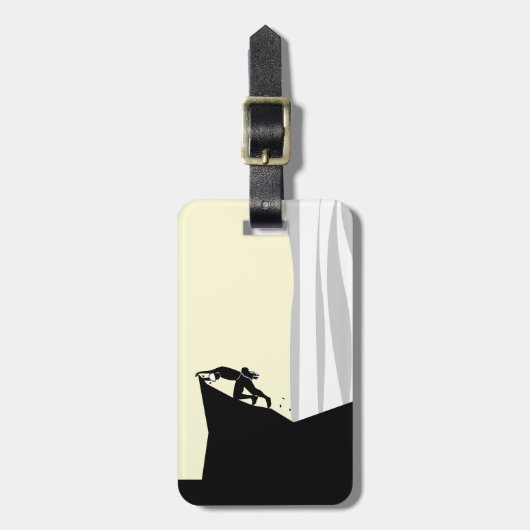 Étiquette À Bagage Rock Climat 1 (Devant Vertical)